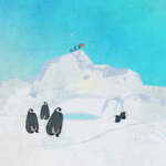 Penguins in the Antartica