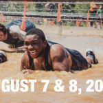 Participant crawling in the mud (August 7 & 8, 2021)