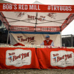 Bob's Red Mill booth in Tough Mudder event place