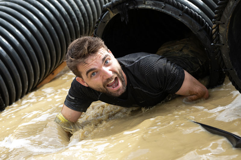 Participant just went out of tube with fulfilled face