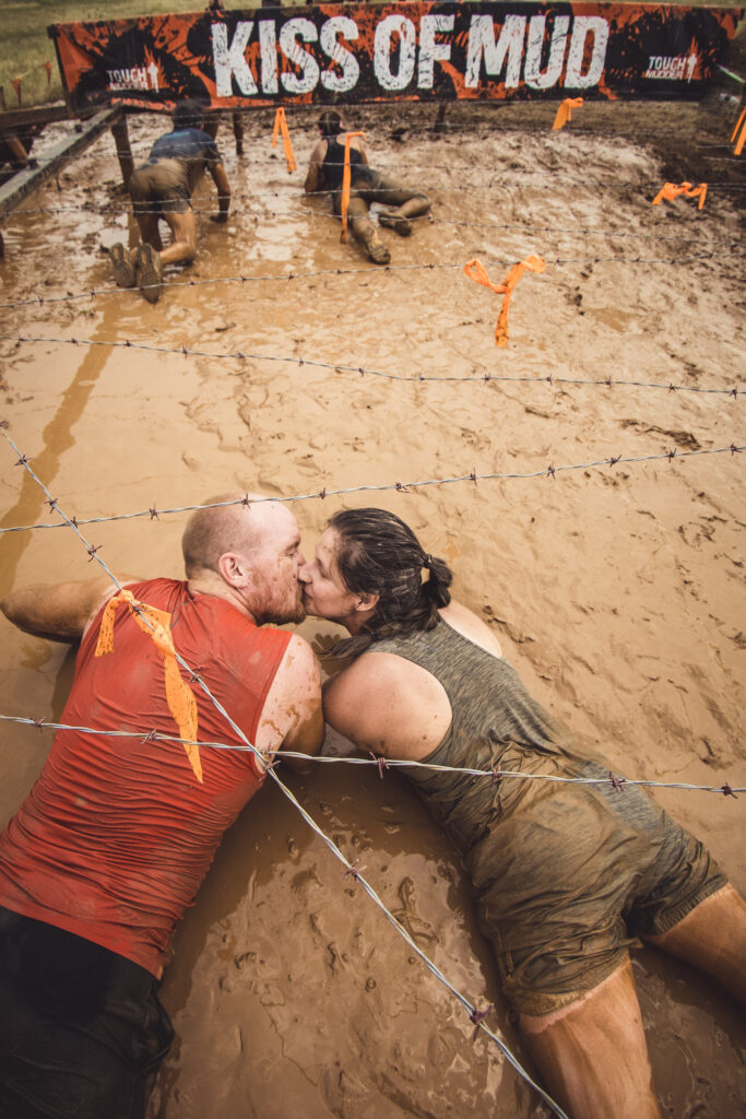 adventures couple mud run