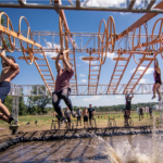 Funky Monkey Obstacle on a Tough Mudder Obstacle Course.