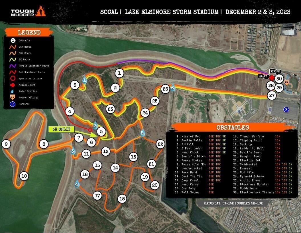 Course Map Tough Mudder