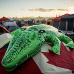 Crocodile inflatable