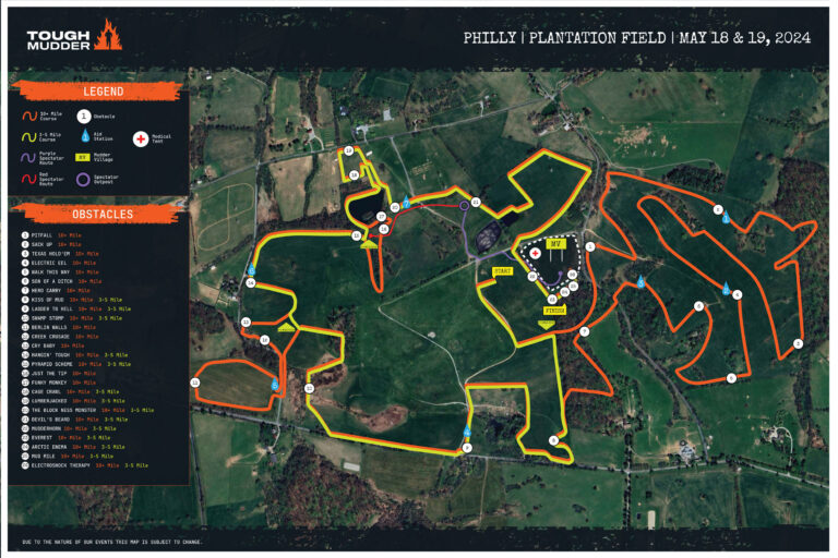 Course Map Tough Mudder